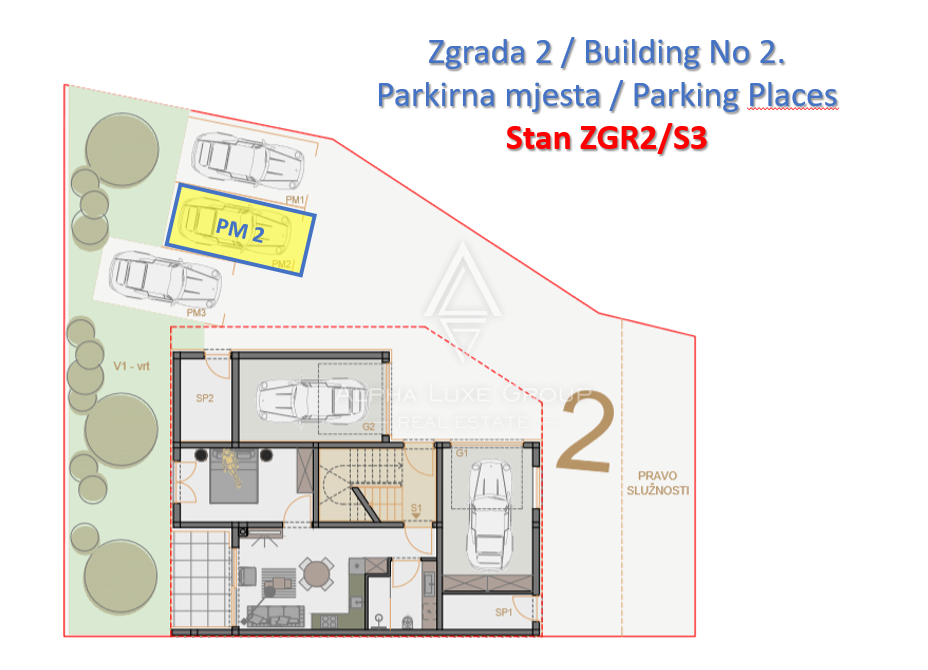 Pula, Istra: Sodobno 2-sobno stanovanje v 1. nadstropju