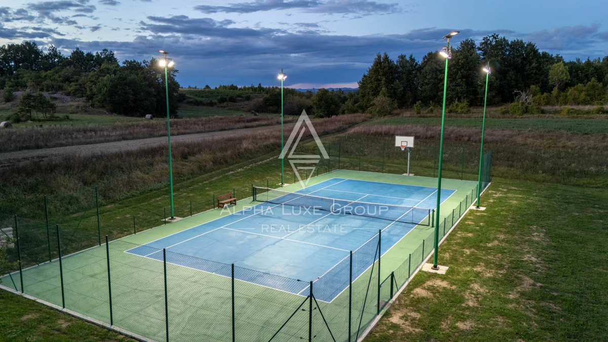 Istra, Pićan: Posest s 3 vilami na veliki parceli