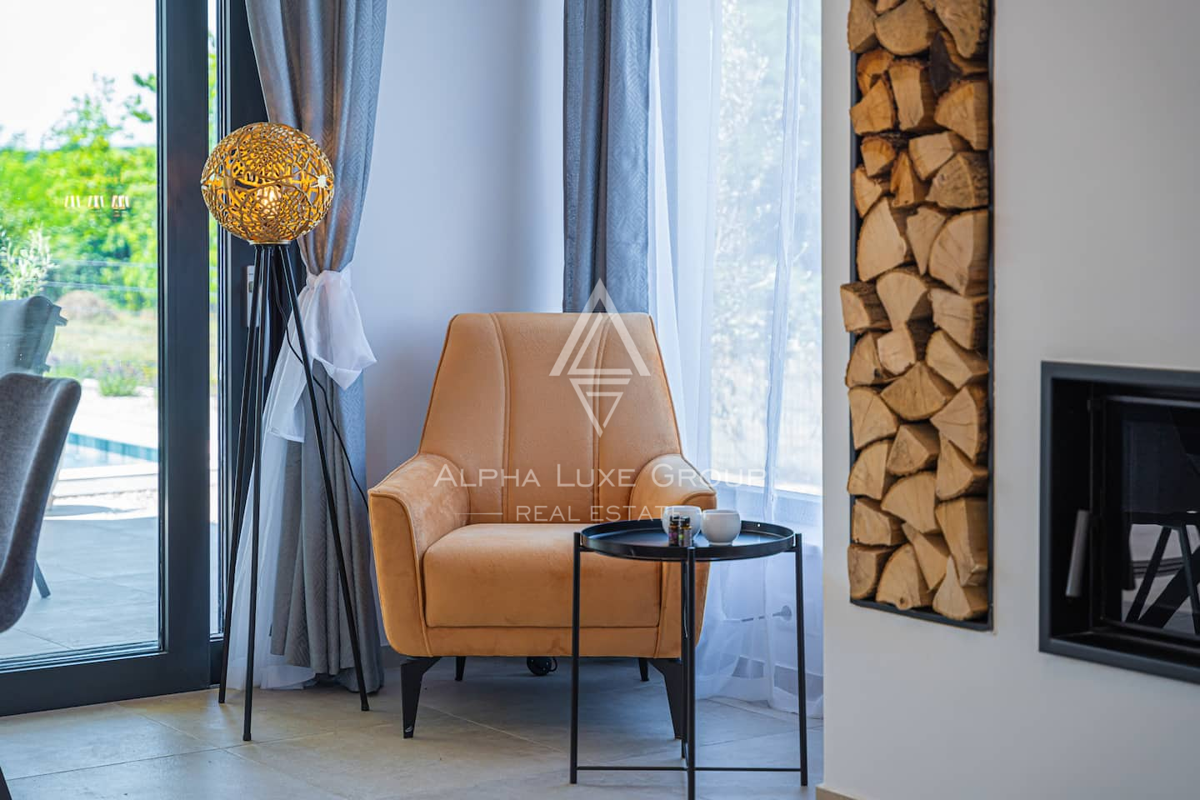 Istra, Labin: Čarobna hiša z bazenom v vasi