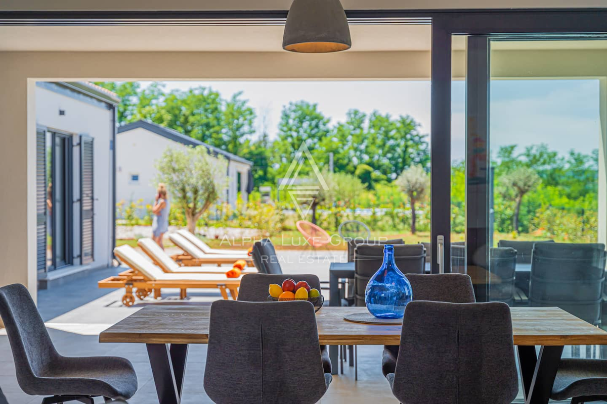 Istra, Labin: Čarobna hiša z bazenom v vasi