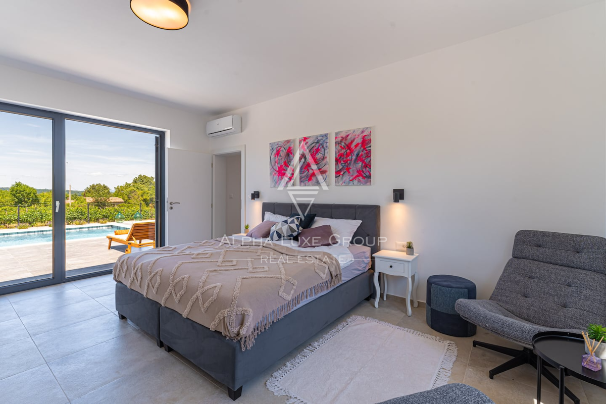 Istra, Labin: Čarobna hiša z bazenom v vasi