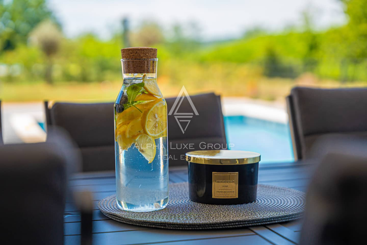 Istra, Labin: Čarobna hiša z bazenom v vasi