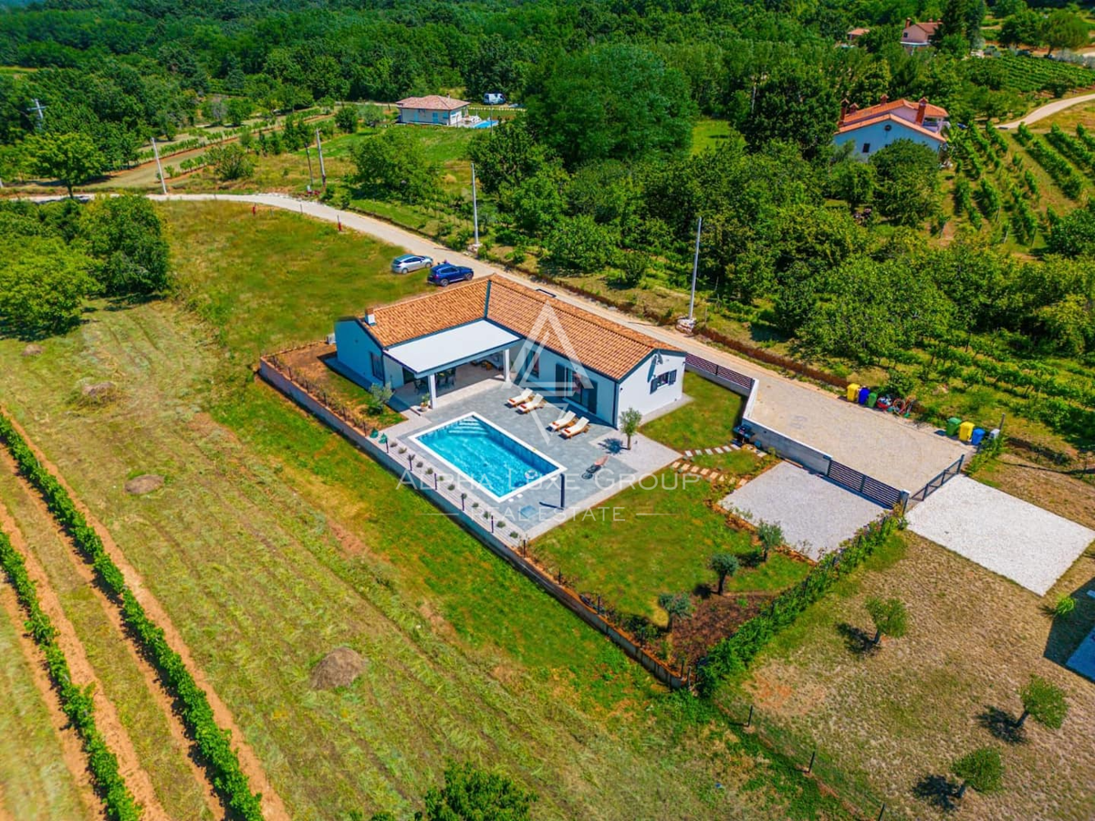 Istra, Labin: Čarobna hiša z bazenom v vasi