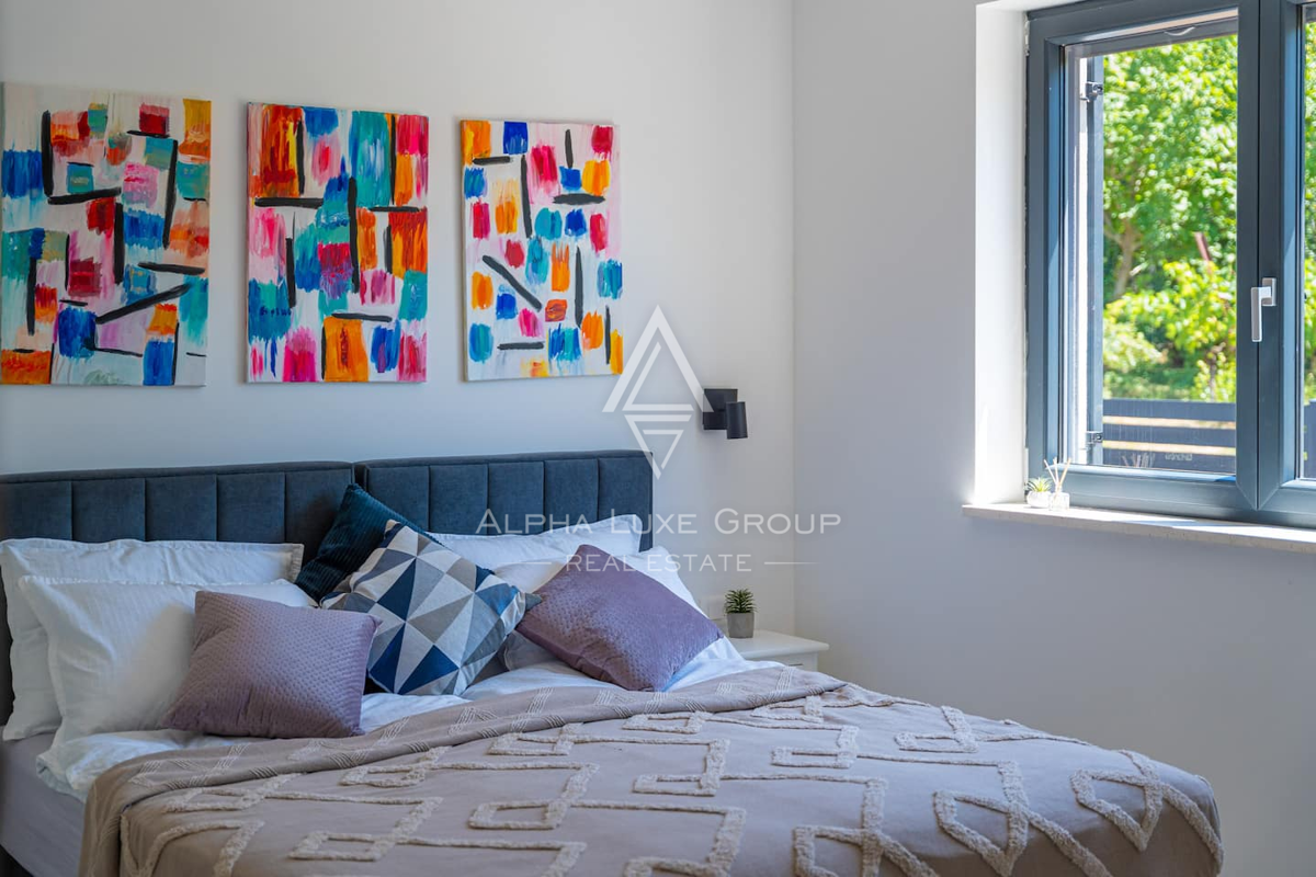 Istra, Labin: Čarobna hiša z bazenom v vasi