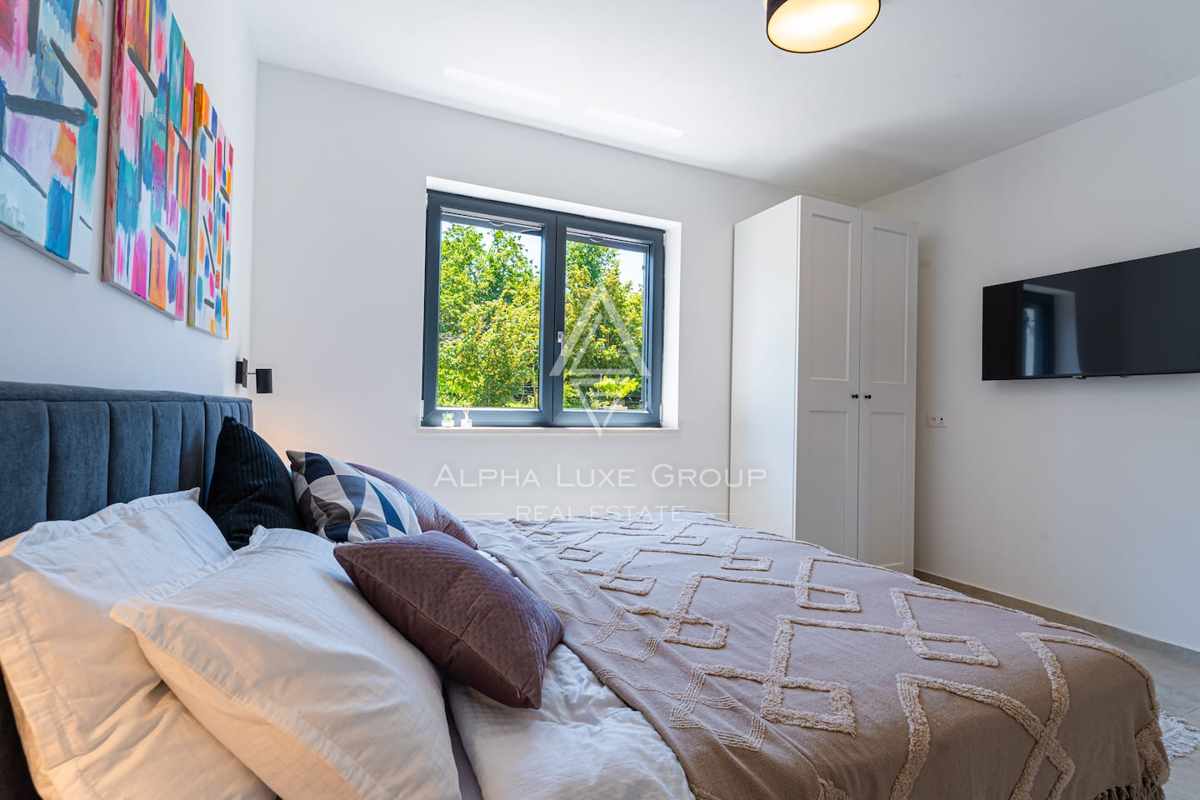 Istra, Labin: Čarobna hiša z bazenom v vasi