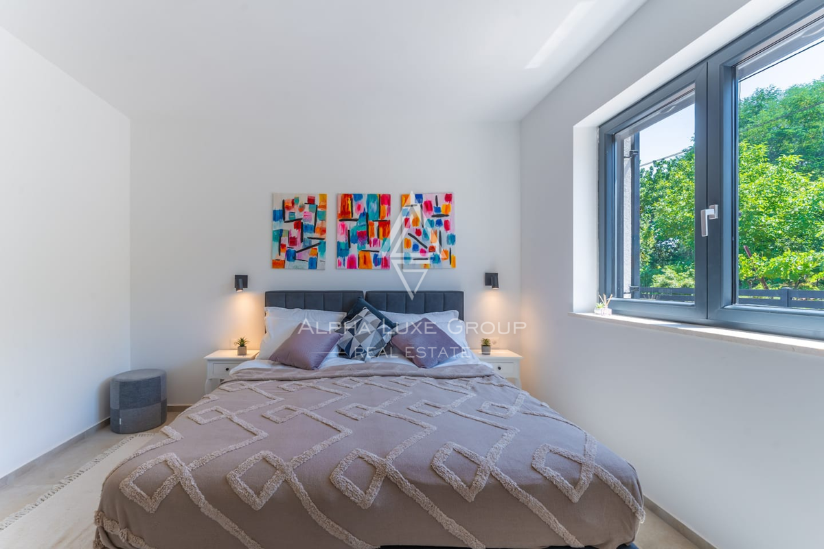 Istra, Labin: Čarobna hiša z bazenom v vasi