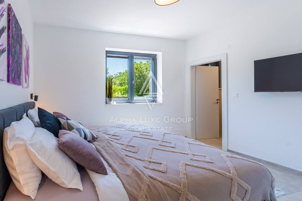 Istra, Labin: Čarobna hiša z bazenom v vasi