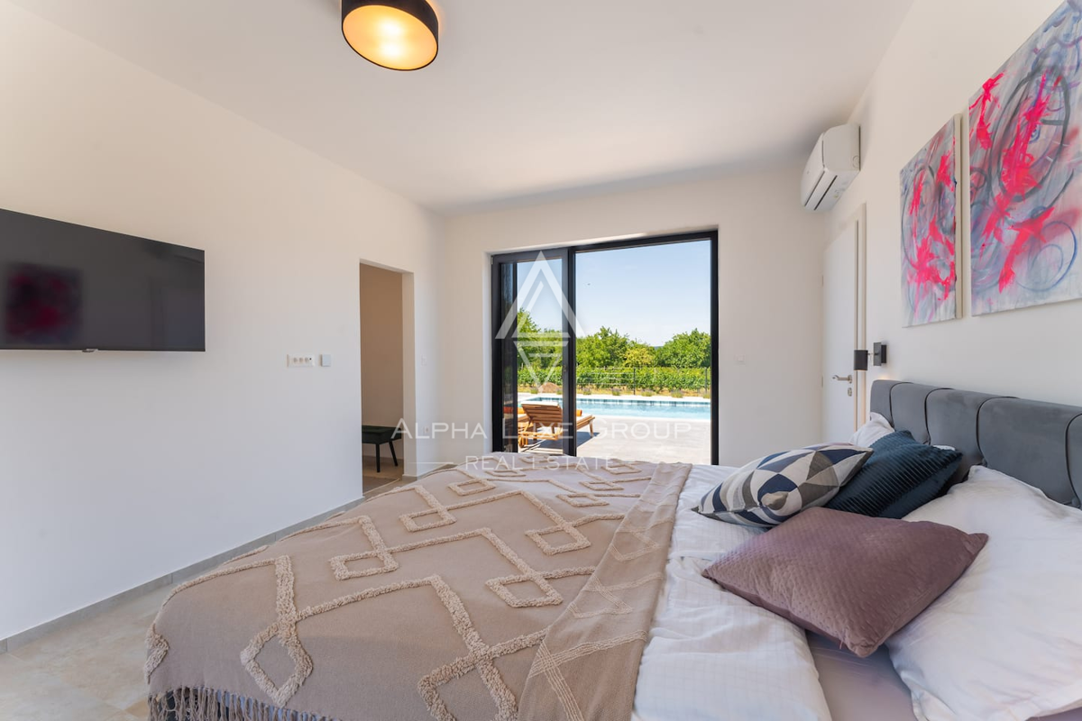 Istra, Labin: Čarobna hiša z bazenom v vasi