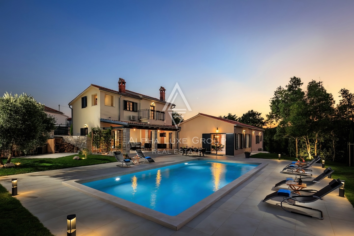 Istra, Labin – Elegantna razkošna vila z razgledom