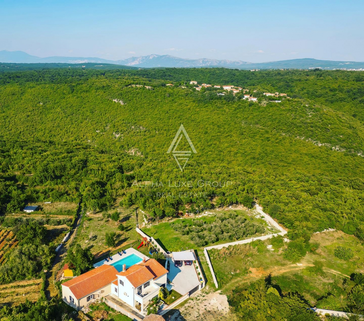 Istra, Labin – Elegantna razkošna vila z razgledom