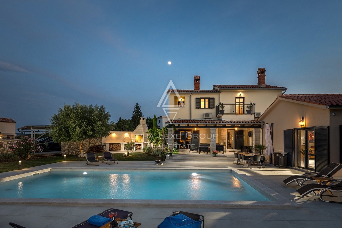 Istra, Labin – Elegantna razkošna vila z razgledom