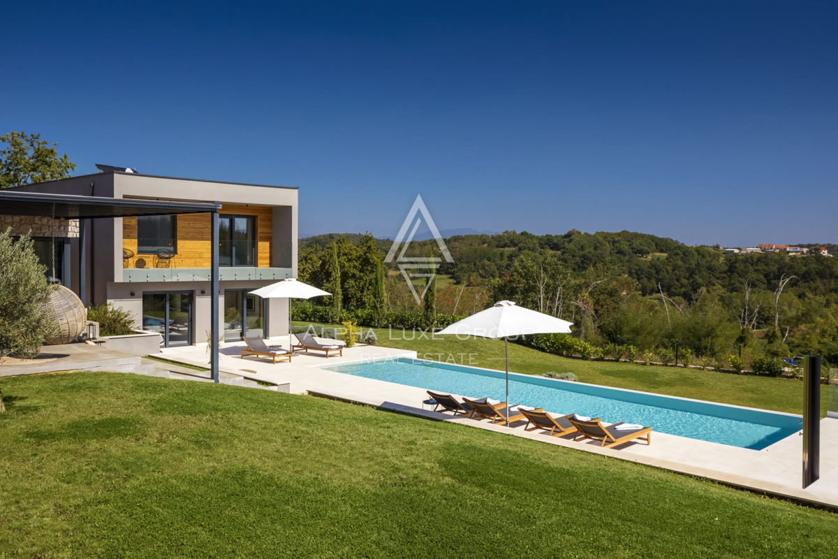Istra, Buje – Luksuzna vila s panoramskim razgledom