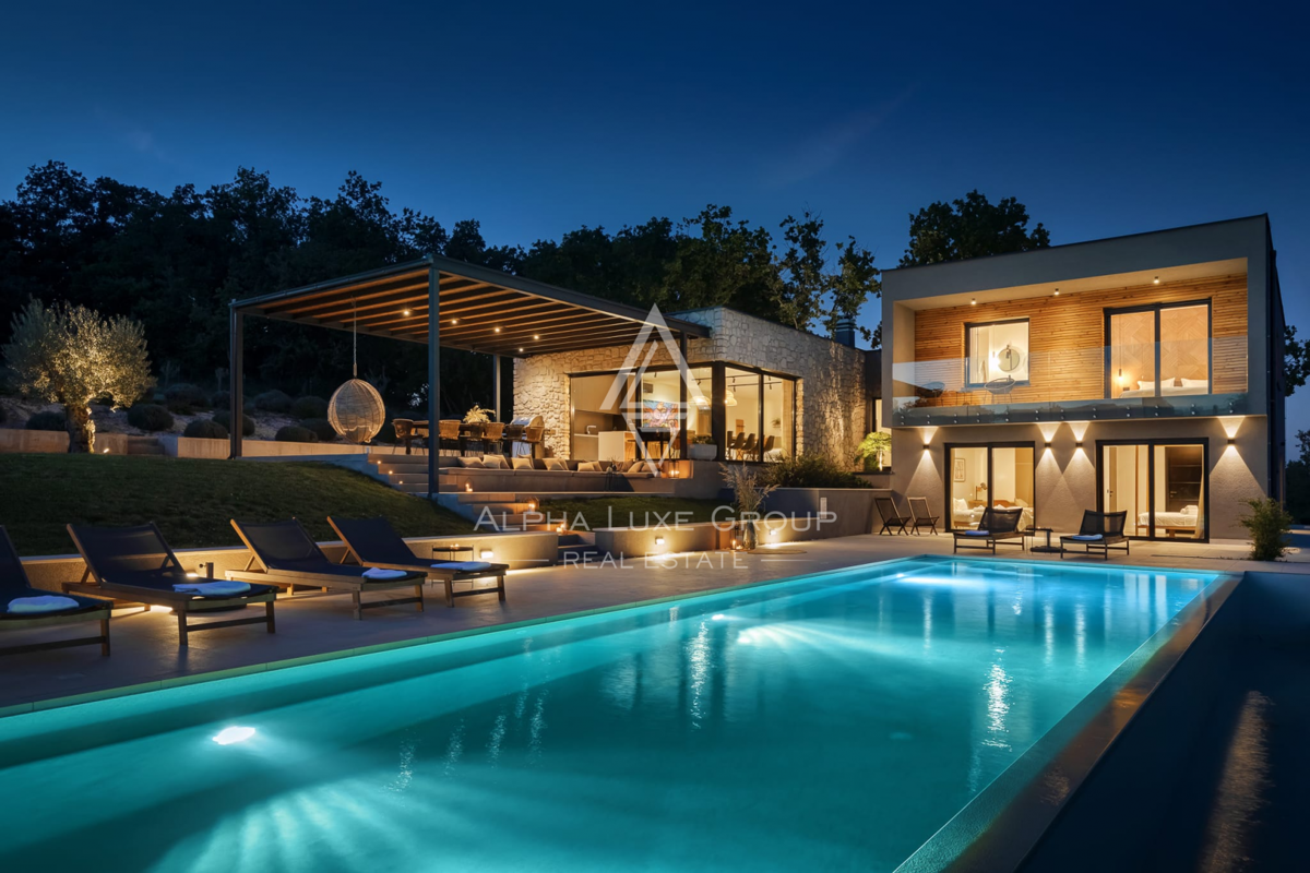 Istra, Buje – Luksuzna vila s panoramskim razgledom