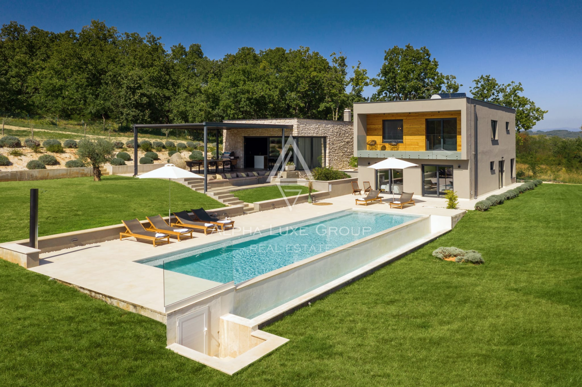 Istra, Buje – Luksuzna vila s panoramskim razgledom