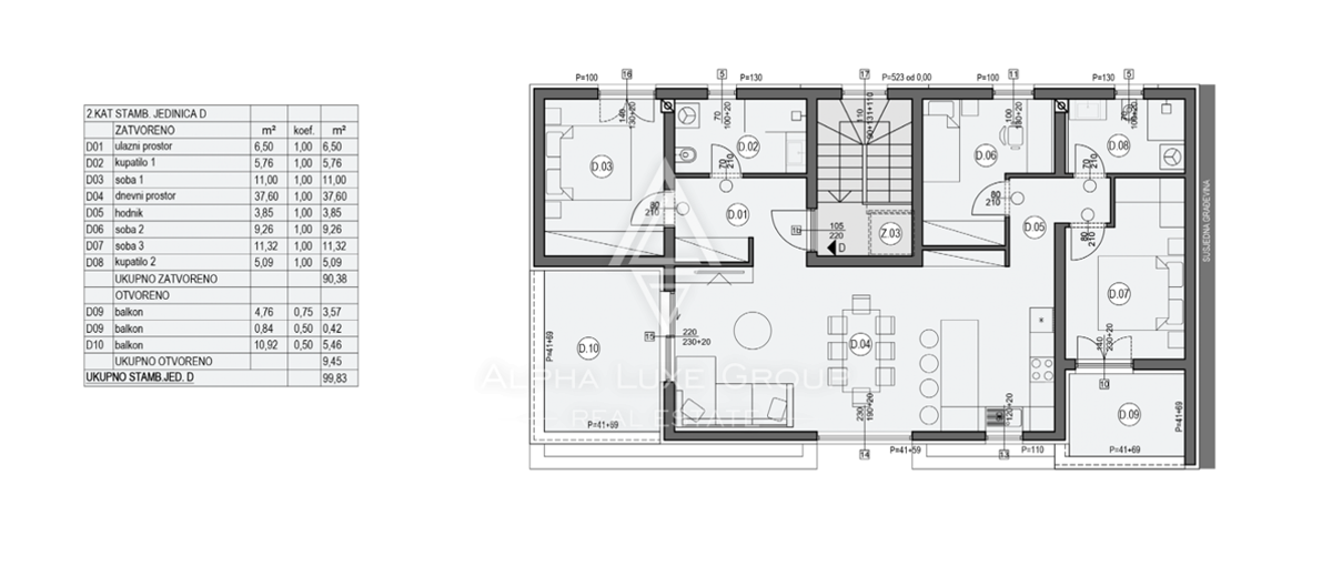 Istra, Pula: Prostorno stanovanje garaža balkoni