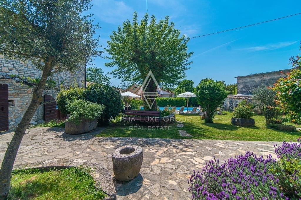 Žminj, Istra - Zgodovinska kamnita vila z bujnim vrtom
