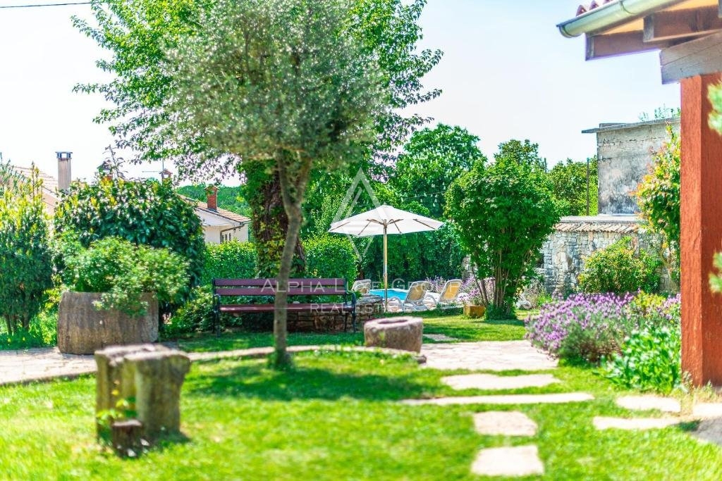 Žminj, Istra - Zgodovinska kamnita vila z bujnim vrtom