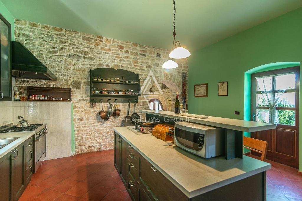 Žminj, Istra - Zgodovinska kamnita vila z bujnim vrtom