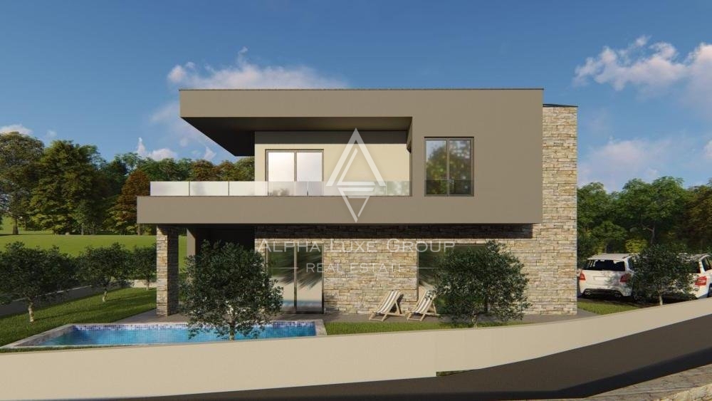 Nova moderna vila z bazenom, Istra, Marčana