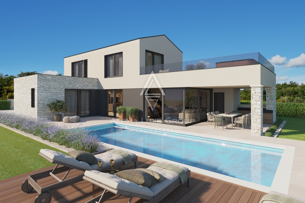 Moderna Vila z Bazenom, Istra, Poreč