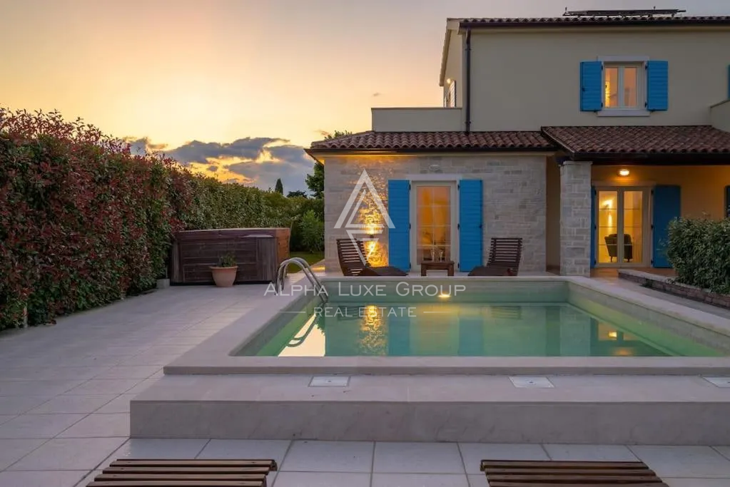 Istra, Rebići: Elegantna vila z bazenom in intimo