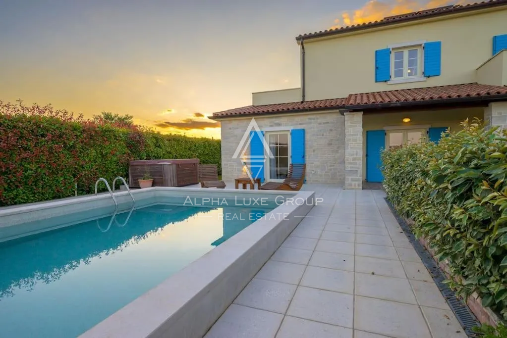 Istra, Rebići: Elegantna vila z bazenom in intimo