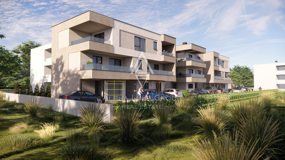 Istra, Pula: Moderno stanovanje balkon parking