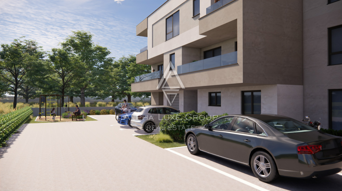 Istra, Pula: Moderno stanovanje balkon parking