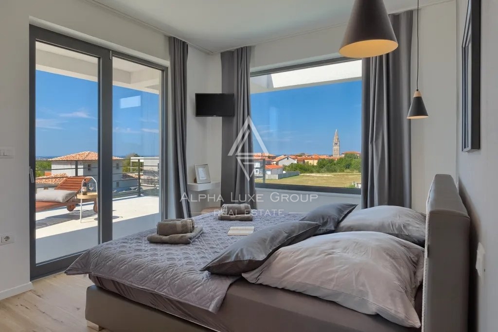 Istra, Vodnjan, Moderna luksuzna vila z bazenom in panoramskim razgledom