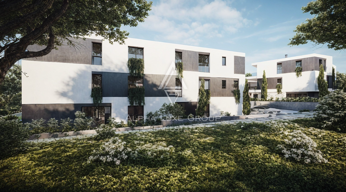 Pula, Istra: Sodobno 2-sobno stanovanje z vrtom