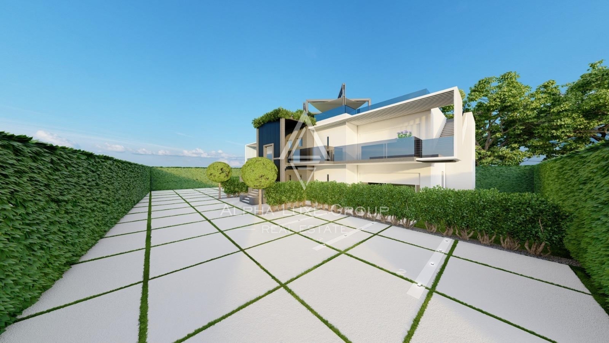 Rošini, Istra: Moderno stanovanje s pogledom na morje