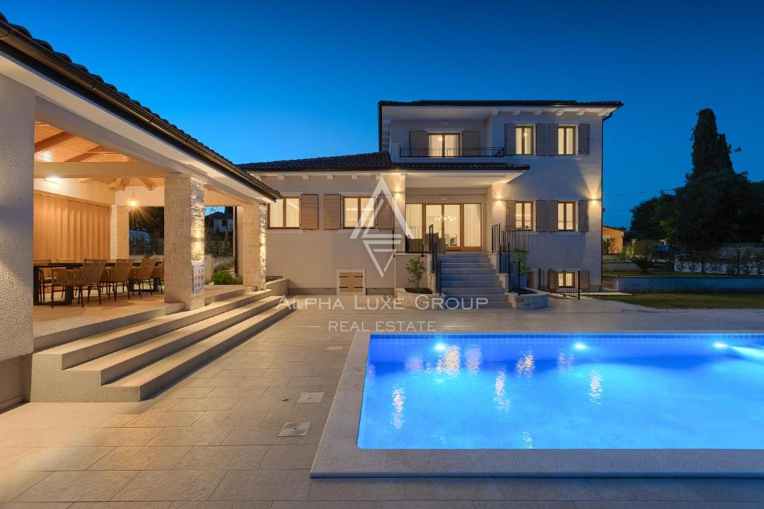 Istra, Rovinj: Mediteranska vila z luksuznimi detajli