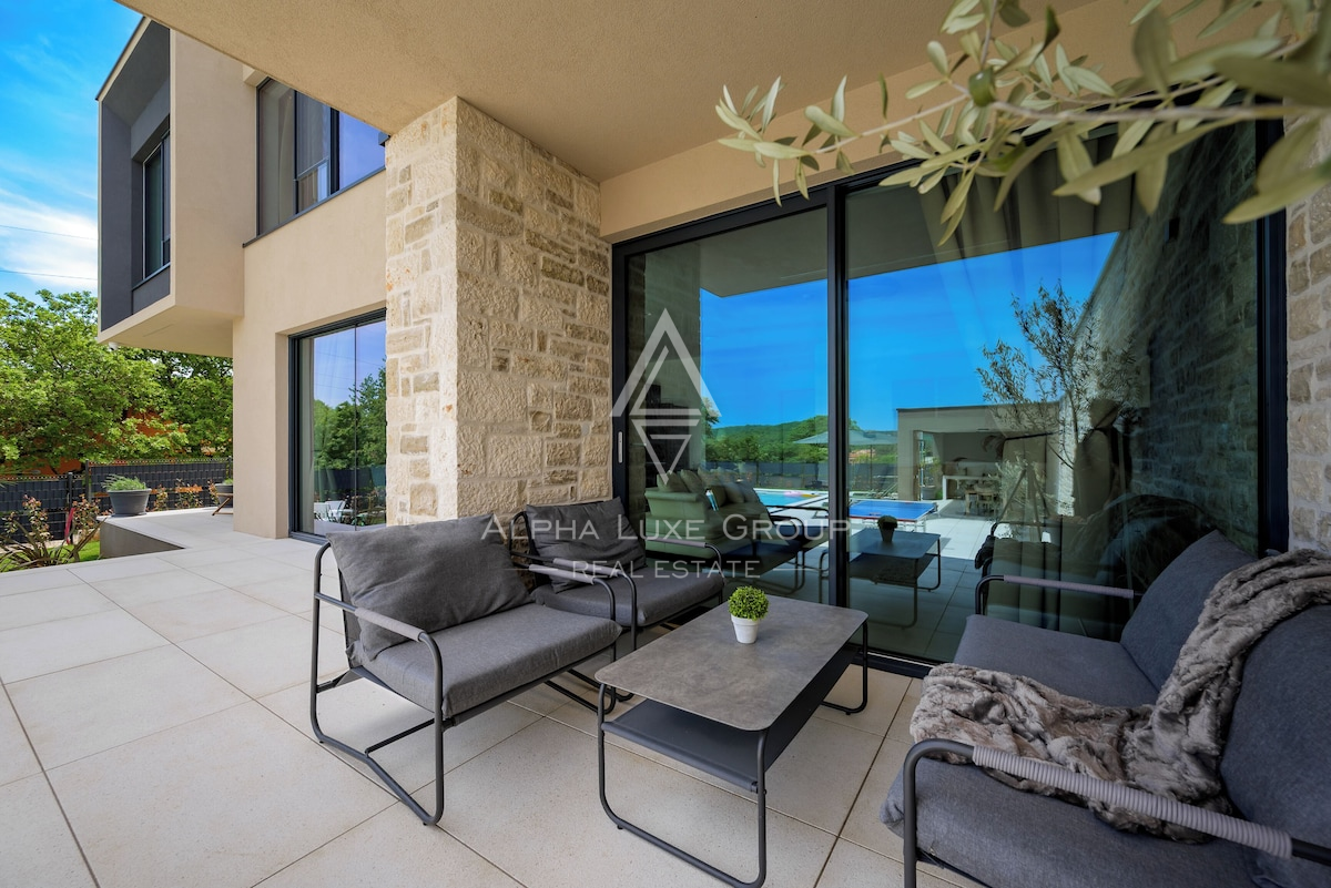 Istra, Rovinj: Moderna vila z bazenom in intimo