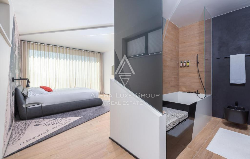 Istra, Umag: Moderna dizajnerska hiša z bazenom