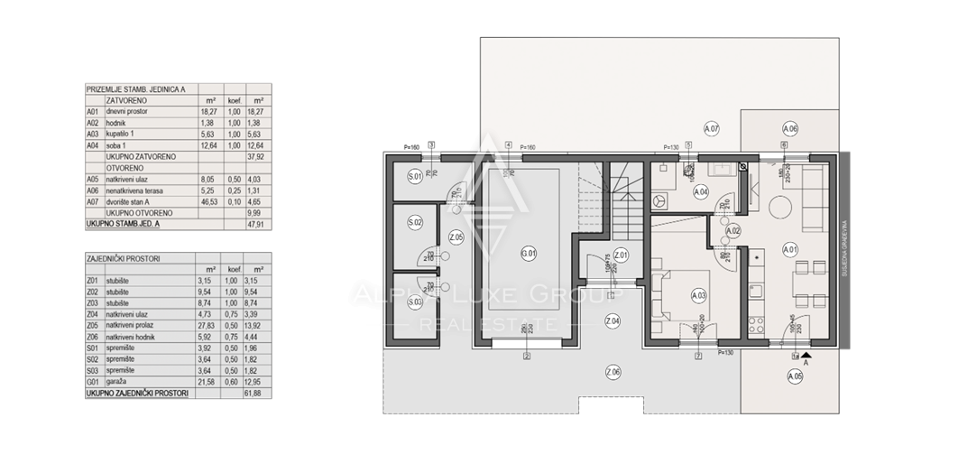 Istra, Pula: Pritlično stanovanje z vrtom