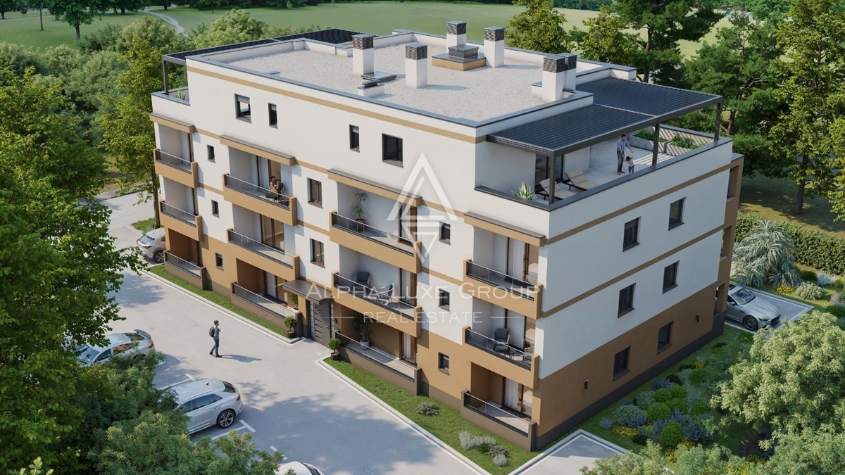 Istra, Tar, Novosgrajeno pritlično stanovanje z veliko vrtom