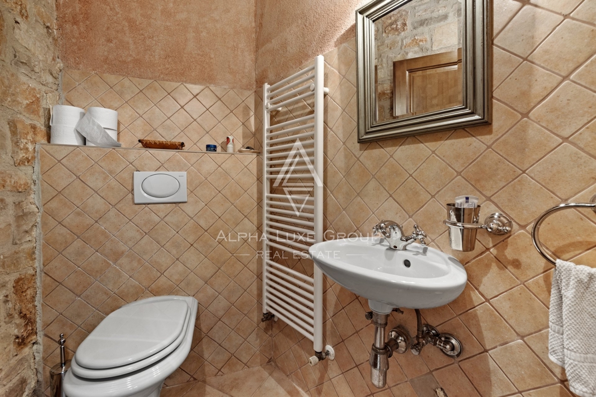 Ekskluzivno v agenciji ALPHA LUXE GROUP - Čudovita rustikalna vila s panoramskim pogledom na istrsko pokrajino in mesto Motovun