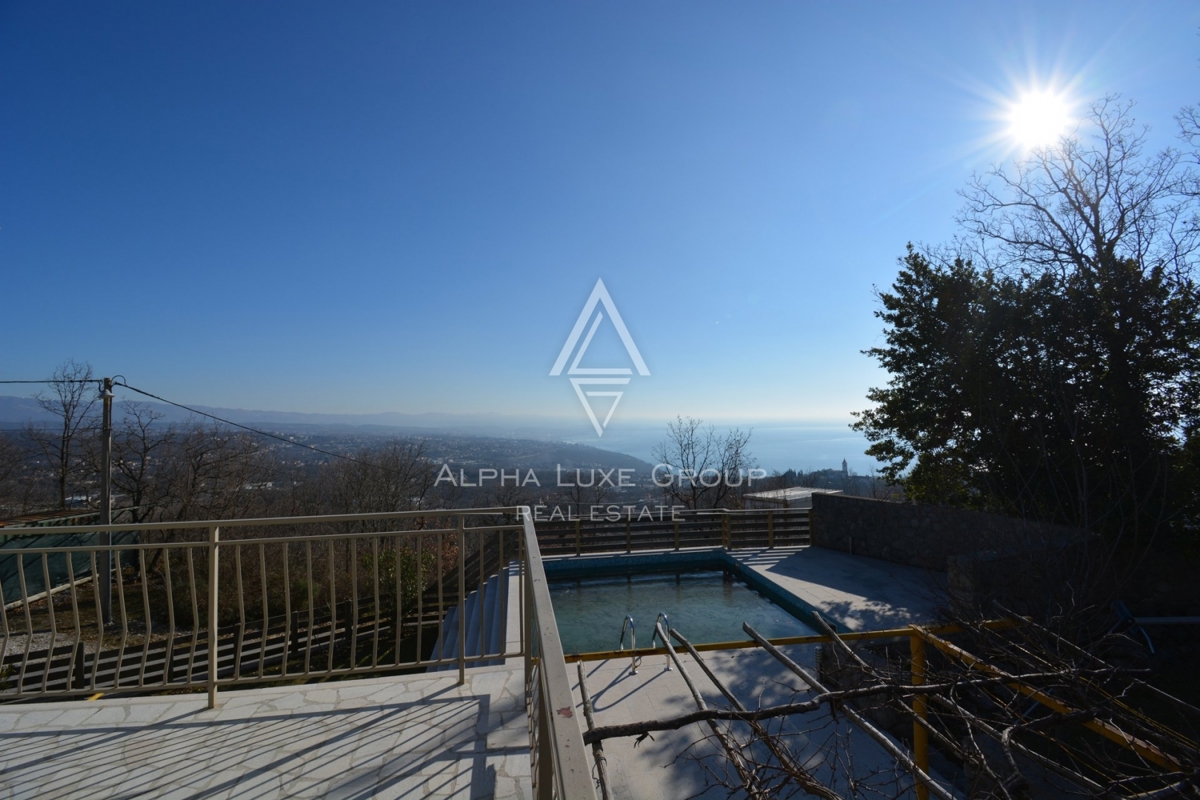 ALPHA LUXE GROUP naprodaj, hiša s panoramskim pogledom na morje in otoke, hiša z dvema apartmajema, OPATIJA