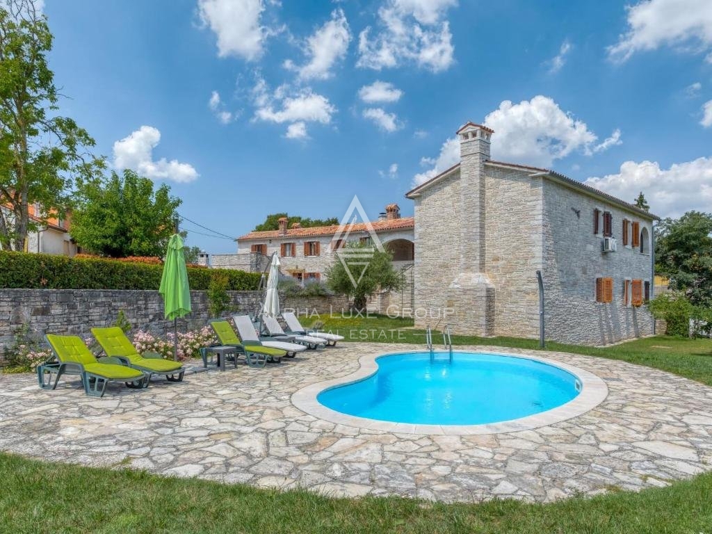 Čudovita luksuzna vila z bazenom, ISTRA, Tinjan