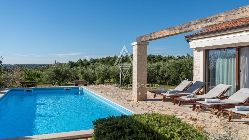 Višnjan, Istra – Luksuzna vila s panoramskim razgledom