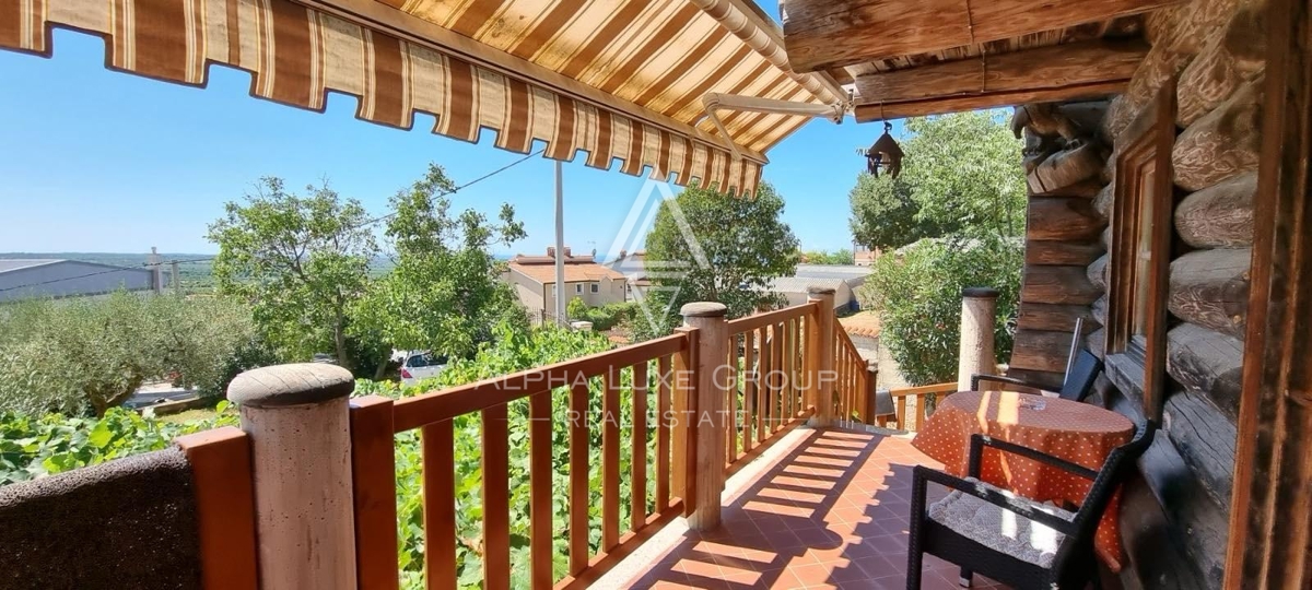 Poreč, Istra: Hiša s pogledom na morje in velikim vrtom