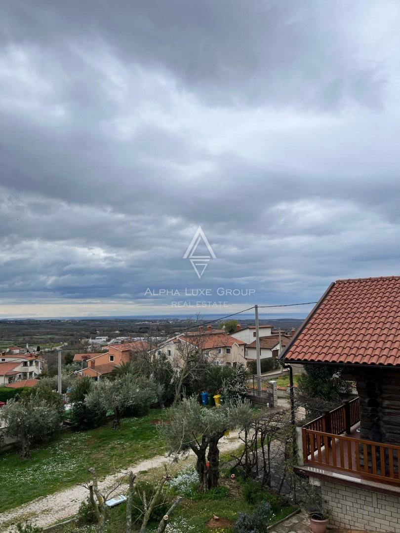 Poreč, Istra: Hiša s pogledom na morje in velikim vrtom