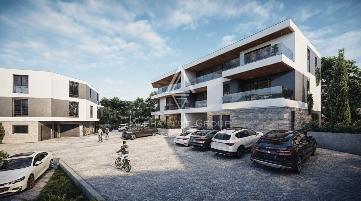 Pula, Istra: Nov penthouse s 3 spalnicami in teraso