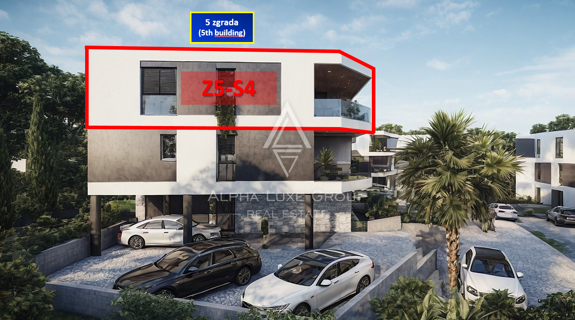 Pula, Istra: Nov penthouse s 3 spalnicami in teraso