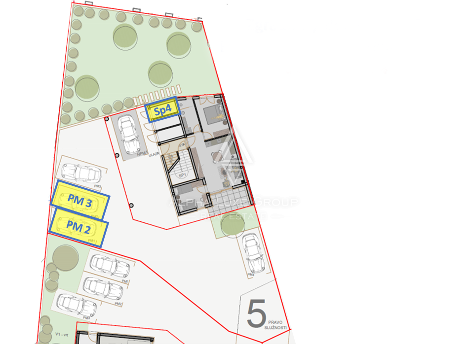 Pula, Istra: Nov penthouse s 3 spalnicami in teraso