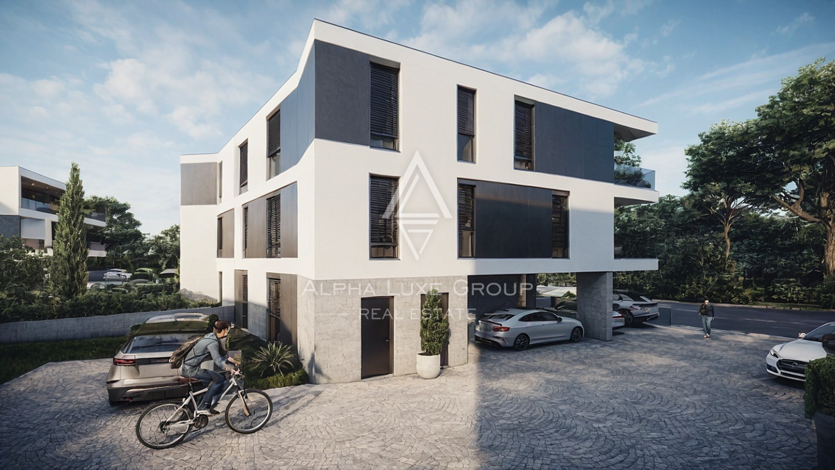 Pula, Istra: Nov penthouse s 3 spalnicami in teraso