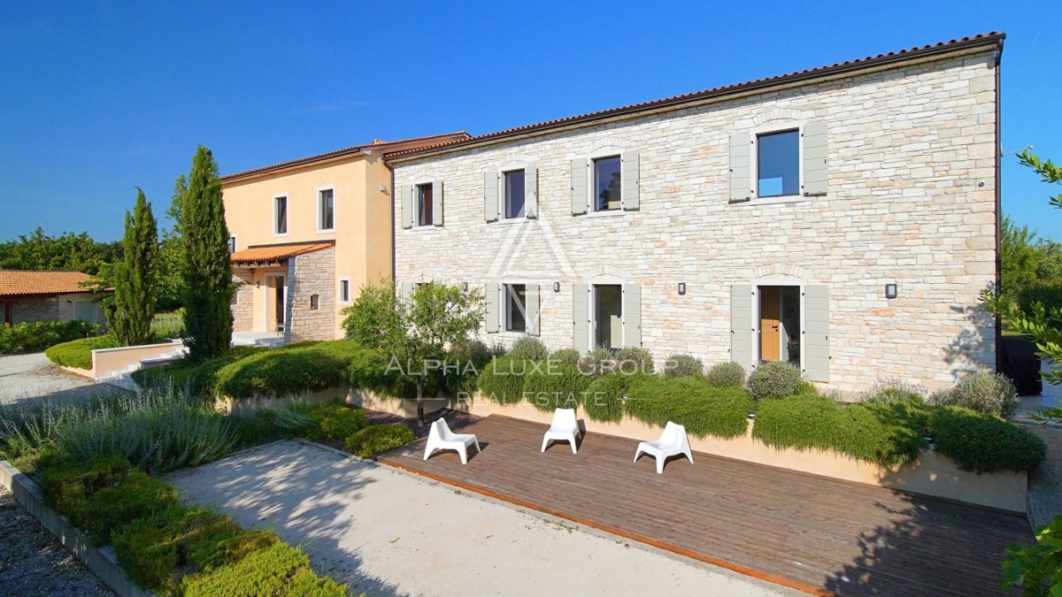 Kanfanar, Istra: Elegantna prenovljena kamnita vila