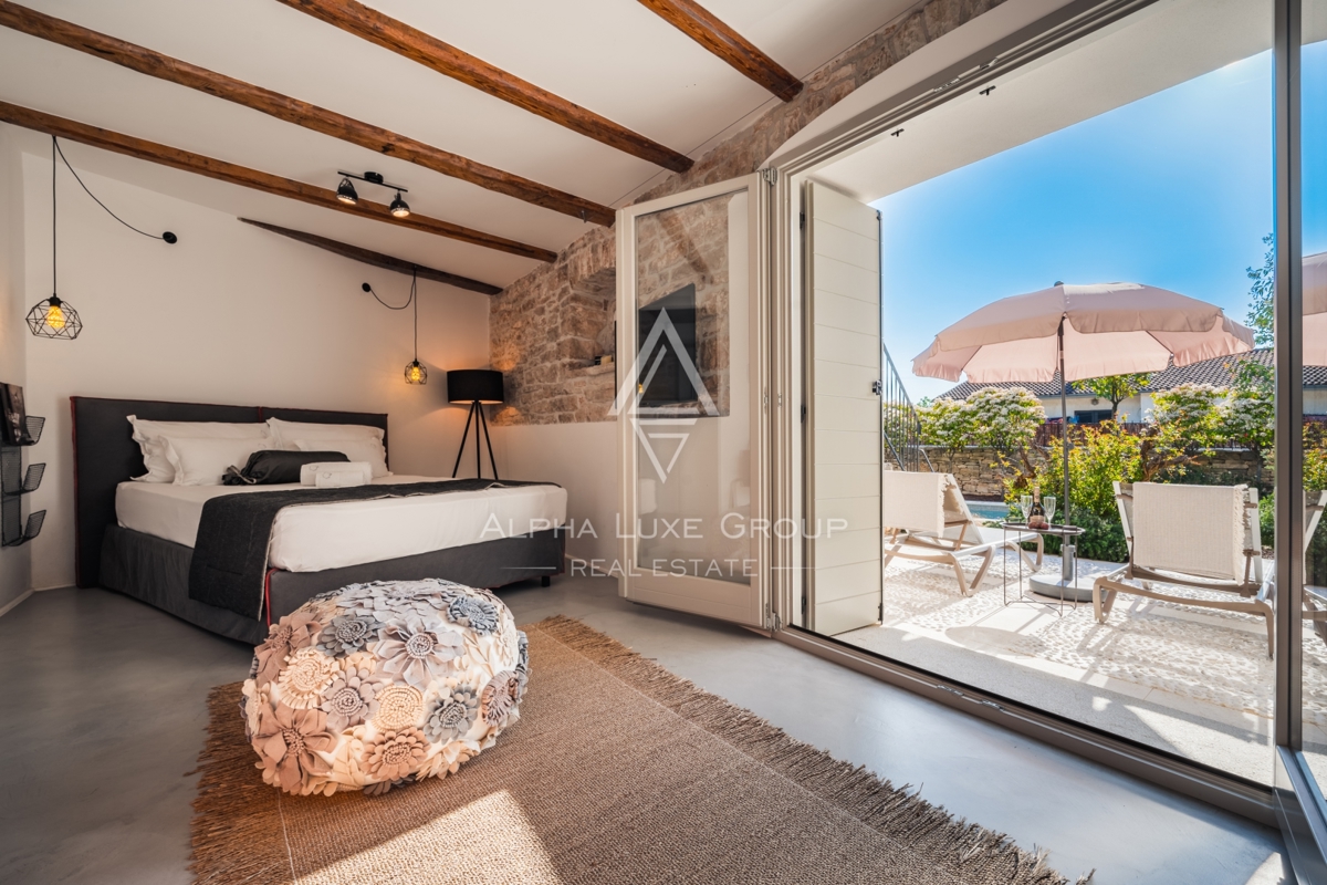 Kanfanar, Istra: Elegantna prenovljena kamnita vila