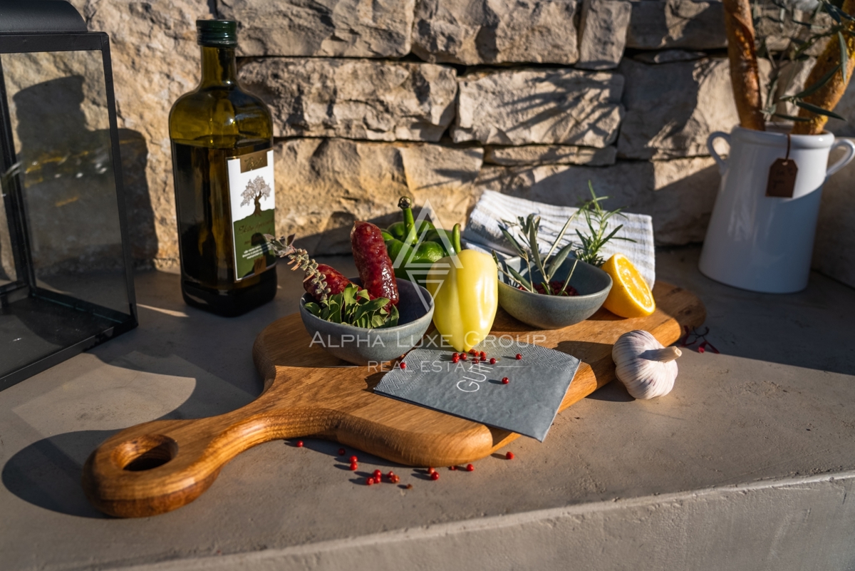 Kanfanar, Istra: Elegantna prenovljena kamnita vila