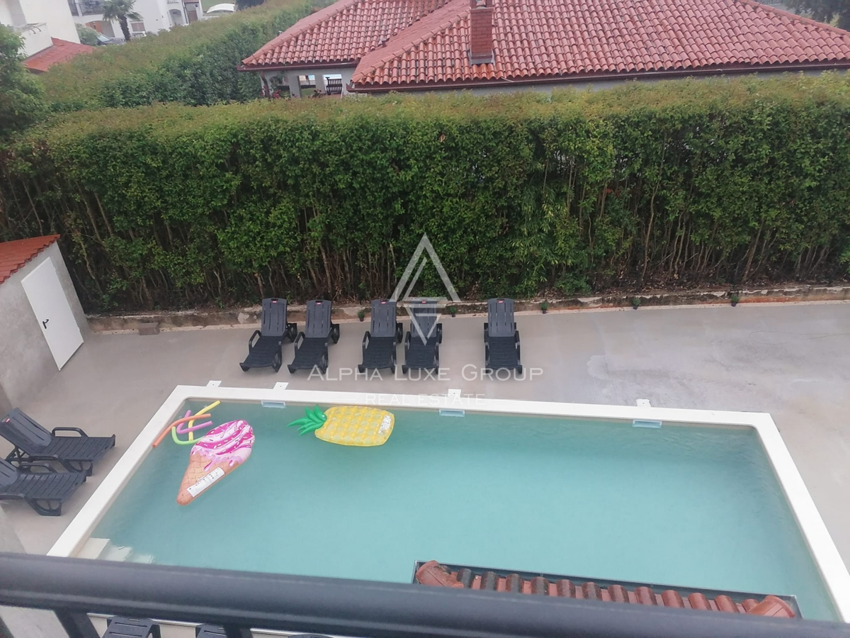 Istra, Poreč: Moderna hiša z bazenom in morjem